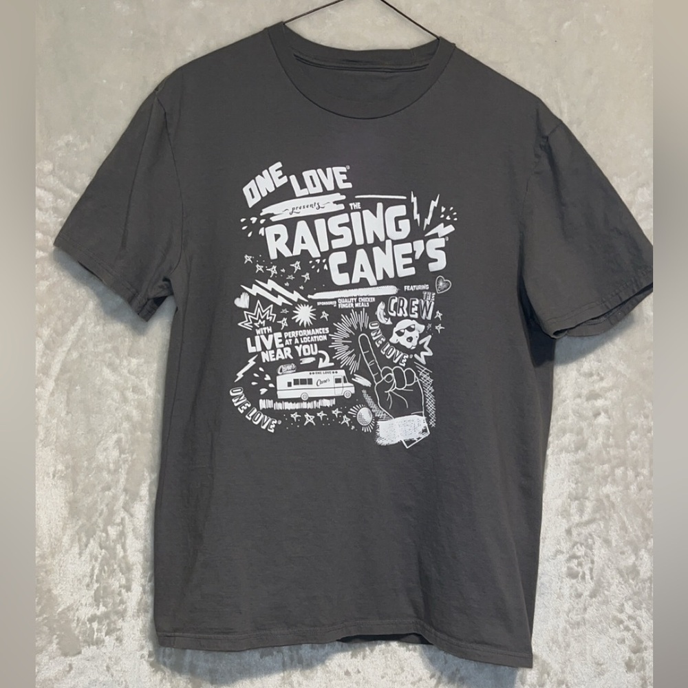 Cane’s Grey Graphic T-Shirt